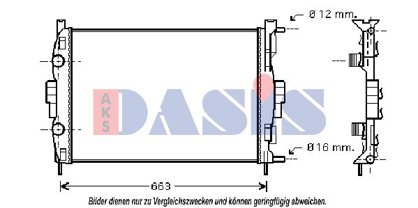 AKS DASIS Radiators, Motora dzesēšanas sistēma 181003N
